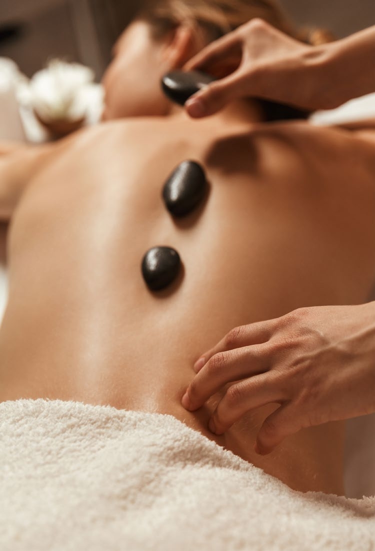Hot stone massage