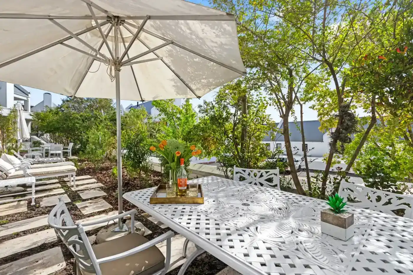 Patio dining