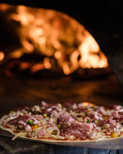 Pizza oven portrait