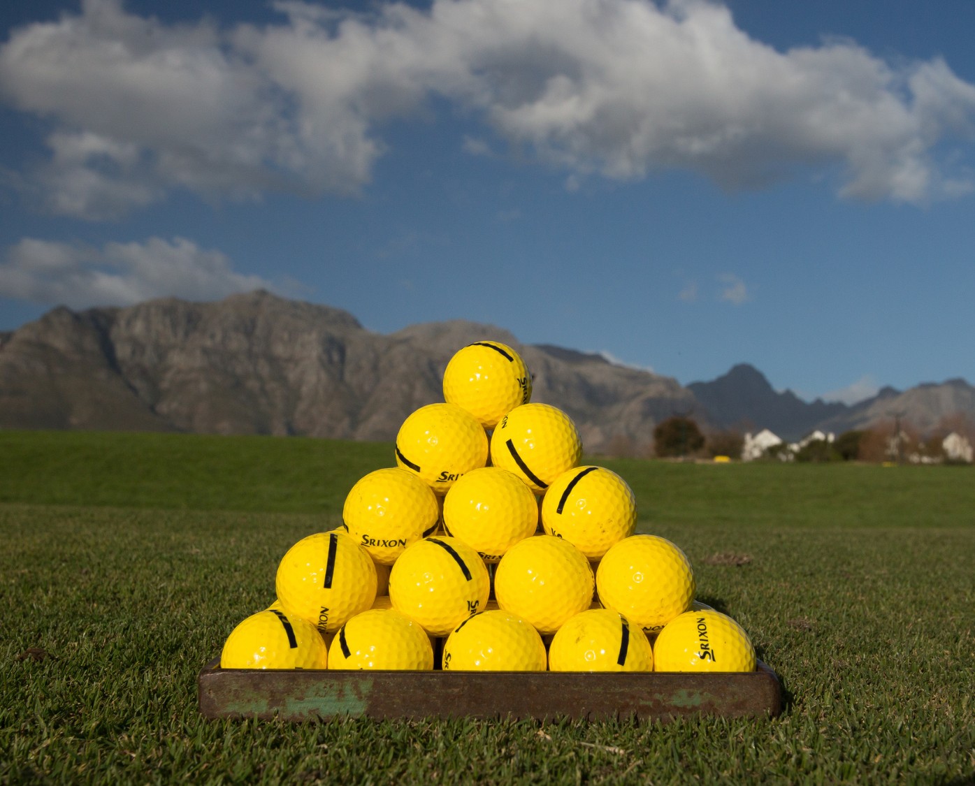 Practice range balls