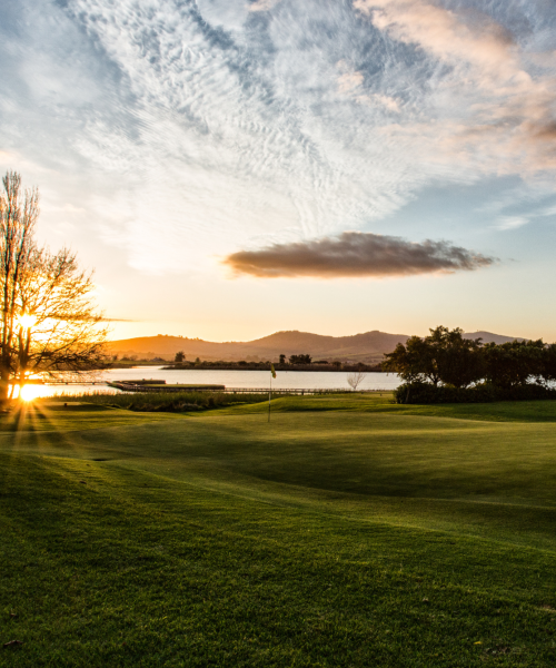 Sunset water view
