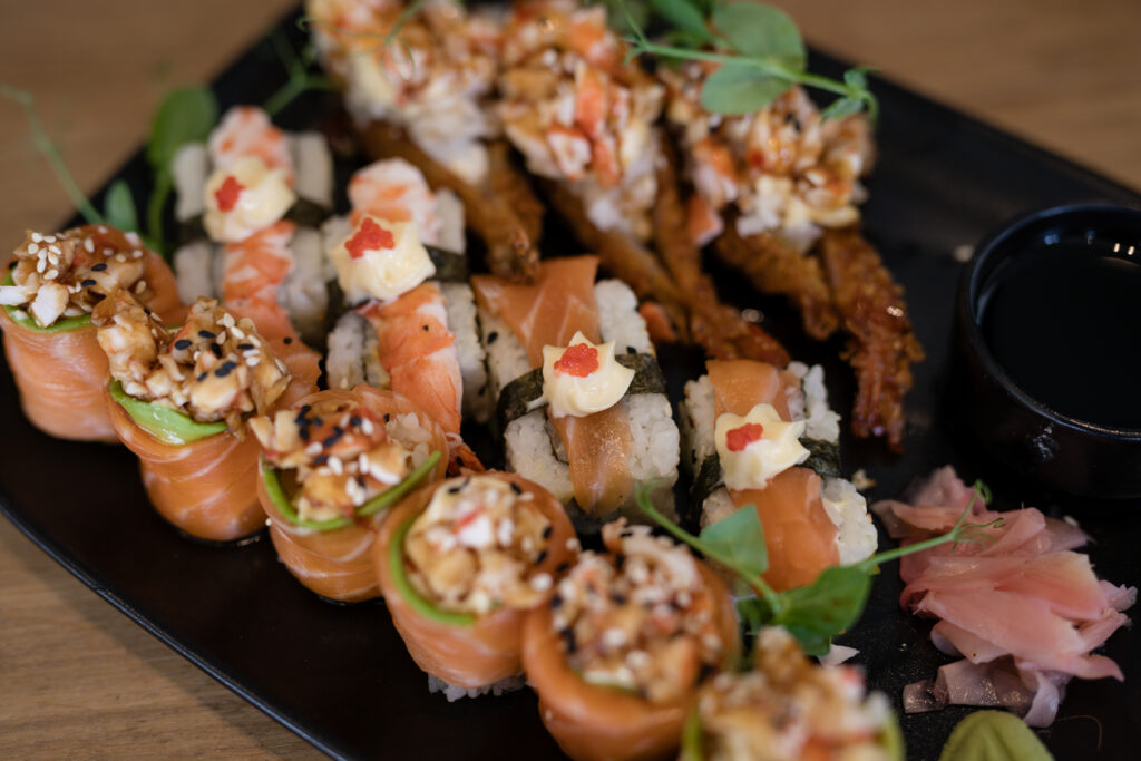 Sushi platter